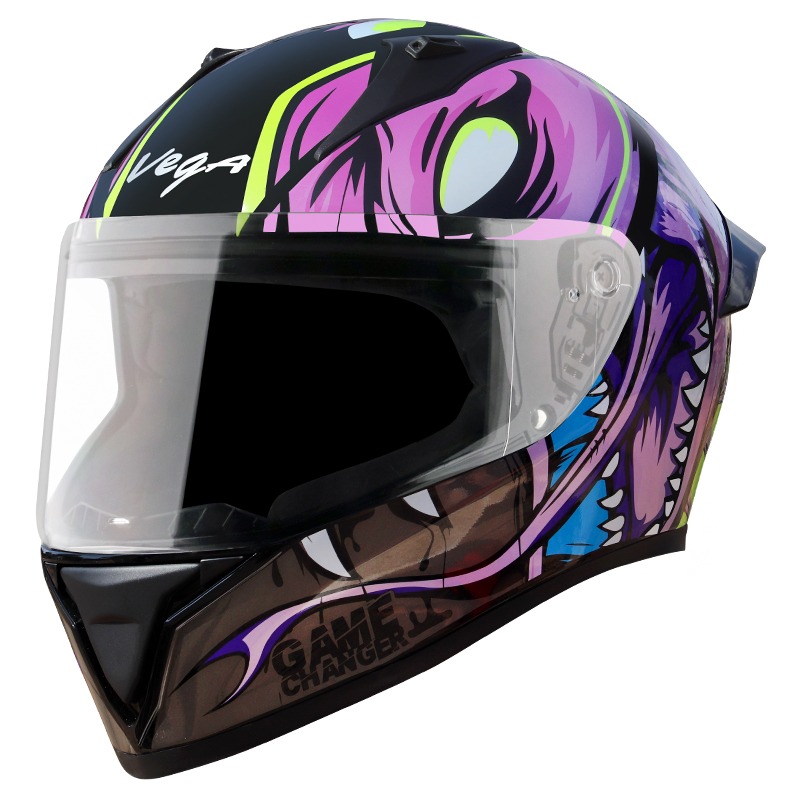 VEGA Bolt Game Changer Black Pink Helmet